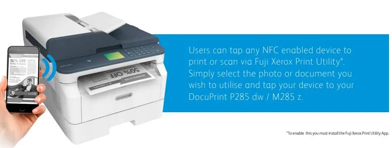 Fuji Xerox Fujifilm DocuPrint M285 z A4 Mono Multifunction Printer