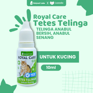 Holycatlabs Obat Tetes Telinga Kucing untuk Kucing Royal Care Telinga Cat