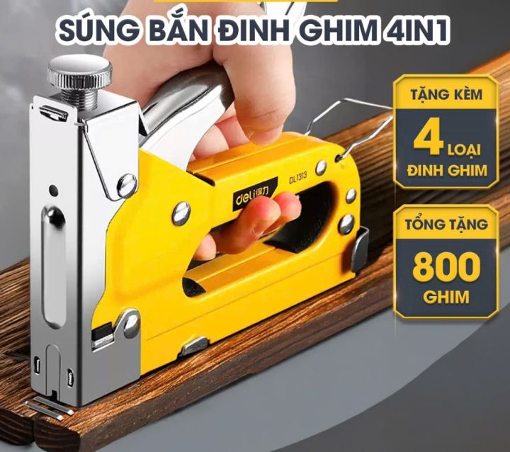Súng bắn ghim Kìm bắn đinh ghim cầm tay mới trợ lực đa năng, tiện dụng ...