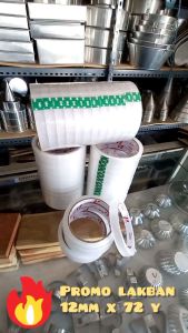 HARGA PROMO LAKBAN / ISOLASI / SELOTIP HORICI TAPE / MEREK HORICI ukuran 12mm X 72yard BENING