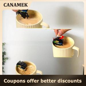 【 CANAMEK 】 1Pcs Coffee Mixer With Stainless Steel Clip Propeller Penetrates Deeply For Thorough Mixing Boat Motor Coffee Stirrer Mug Attachment