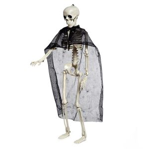 WISH BOUTIQUE Simulatded Skeleton Bride Groom Figures Plastic Creative Skeleton Couple Figurines Halloween Decoration Realistic Skeleton Human Model Props
