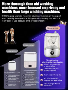 Home mini wireless portable antibacteria underwear socks special washing machine