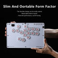 Haute42 Joystick Hitbox Keyboard Arcade Stick Controller For PS4/PS3/Switch/Steam Mini Arcade Hitbox Controller Fight Sticks PC. 