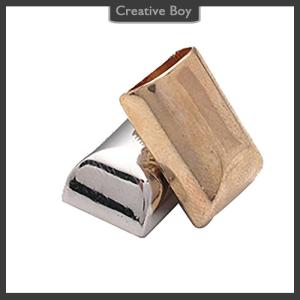 [Creative] 10pcs kim loại dây kéo Stopper dây kéo đuôi Clip dừng ĐUÔI CẮM đầu với vít DIY may da phần cứng thủ công