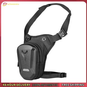 Winnereco RZAHUAHU Riding Motorcycle Leg Side Bag Hard Shell Motorbike Phone Waist Pack
