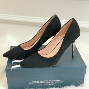 Sepatu Wanita ZR-151 Metallic Leather High Heeled Pumps