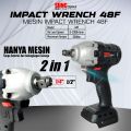 Mesin Impact Wrench Impact Baterai Cordless 48F SUNC TOOLS. 