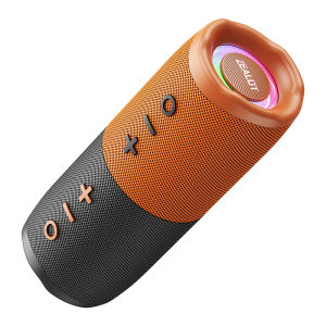 ZEALOT M5 Bluetooth Speaker 20W Stereo Sound 3600mAh Bluetooth5.4 RGB Light TWS Pairing 360° Surround Sound Multi‑source Input Portable Lanyard for Outdoor Camping Travel Home Desktop PC Entertainment