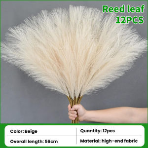 1pc 56cm Fake Artificial Pampas Bunga Hiasan Blossom Plum Flowers Pampas Grass Decor Pampas Flower Tree 潘帕斯花