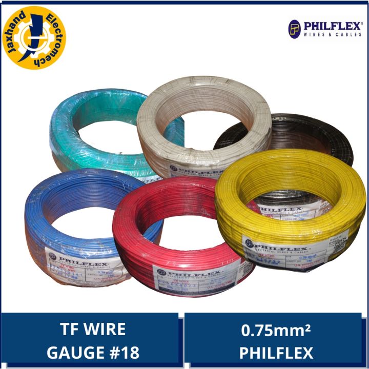 TF Wire #18, 0.75mm2, Philflex per Meter | Lazada PH