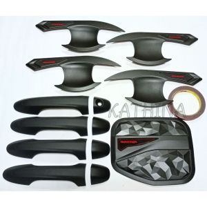 Paket Outer Handle Tank Cover Pintu Mobil Toyota Innova Reborn 2016 Hitam