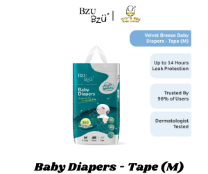BZU BZU Velvet Breeze Baby Diapers Tape/Pants
