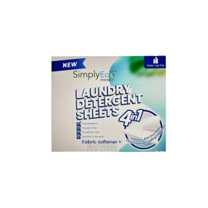 SimplyEco Laundry Detergent Sheets (64 Sheets - Fresh Linen)