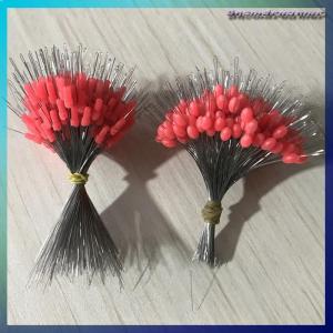 Snowdreamer 300pcs Float Rubber Stopper Fishing Bobber Stopper Float Cylindrical Space Bean