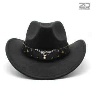 Mũ Cao Bồi Nỉ Rộng Vành MP066 Nón CowBoy Nam Nữ Phong Cách Retro