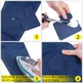 Iron On Denim Patches For Clothing Jeans 12 Pcs, 3 Colors (4.9 inch X 3.7 inch). 