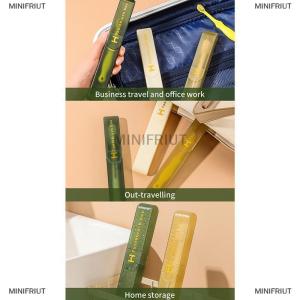 [COD] MINIFRIUT กล่องเก็บแปรงสีฟันแบบพกพาสำหรับเดินทางกล่องกันฝุ่นอุปกรณ์ในห้องน้ำอุปกรณ์ป้องกันแปรงสีฟัน