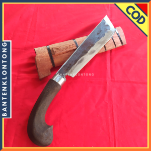 Golok baja asli serbaguna potong kayu dan bambu bedog waja khas banten