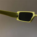 European American Personality Frosted Square Avocado Green Sunglasses INS Wind Sun Glasses Men And Women. 