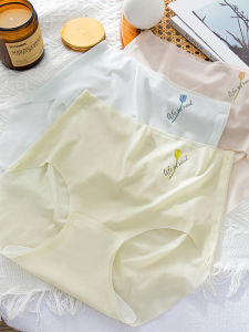 Set 5 Quần Lót Nữ Hoa Tulip Cạp Cao Không Viền Mỏng Nhẹ thoáng khí Cotton Women 2373