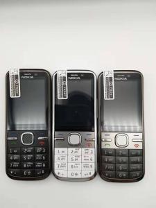 For Nokia C5-00i C5-00 Unlocked Original Mobile Phone Bluetooth GSM 3G 3Mp Camera FM Keyboard