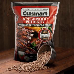 Cuisinart Applewood and Whiskey Smoker Pellets 20 lbs/ 9.03 kg (USA)