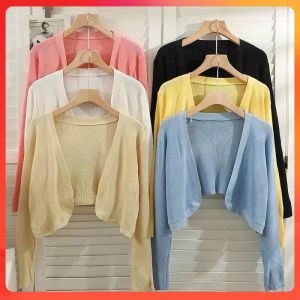 🔥[C014] Khoác len Montoghi Dệt kim QC CROPTOP CÁNH DƠI tay dài Quảng Châu chống nắng - kholenqc