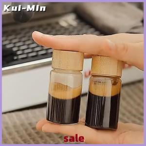 Kui-Min 20 25 30ml Mini Bottle For Coffee Concentrate Milk Juice Leakproof Bottle With Lid Mason Jar Portable Empty Jar