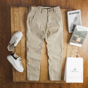 Quần Kaki nam ống đứng co giãn 2 chiều thoải mái HOL regular fit