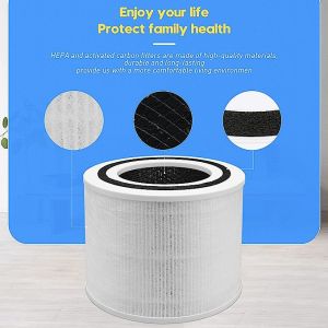 🔥Original and Authentic🔥Replacement Compatible with levoit Core P350 Filter Air Purifier Accessories True Original HEPA&Active Carbon High-Efficiency H13 Antibacteria Virus and Smoke Moisture and Odor Eliminator