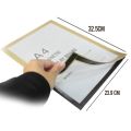 A4 Magnetic Display Board Photo Wall Stick Frame Certificate Magnetic Frame Office Self Adhesive Adhesive Wall Frame Gambar. 