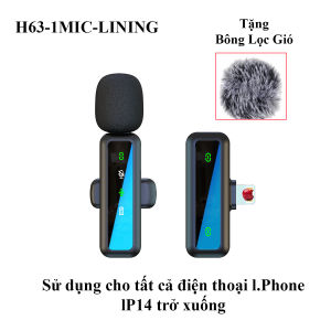 Mic Cài Áo H63 – Thu Âm Rõ Giảm Nhiễu Pin Lâu – Dùng Cho Livestream Dạy Học