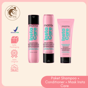 ASS | Matrix Insta Care Build Series | Shampo 300 ml | Condi 300 ml | Leave In Balm 75 ml | Liquid Mask 250 ml