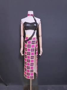 อะนิเมะ JoJo ผจญภัยที่แปลกประหลาด Jolyne Cujoh Trish Una Narancia Ghirga เครื่องแต่งกายคอสเพลย์ชุดฮาโลวีนปาร์ตี้