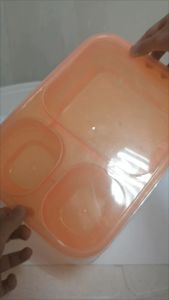3-Compartment Rectangle Lunch Box | Divided Food Container | Meal Prep & Baon Box