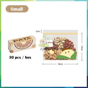 Double Ziplock Food Storage Bag Resealable Food Grade Plastic Reusable Food Preservation Anti Leak Sealed Freezer Bag