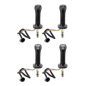 Heavy Duty Aluminum Excavator Joystick Handles 3 Button Control for DX Series Construction Machinery