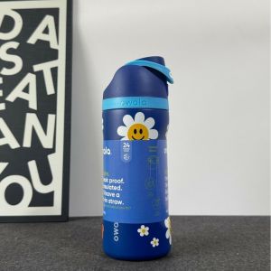 Owala Kids 16oz FreeSip Stainless Steel Water Bottle BPA-Free with Straw & Flip Lid