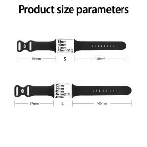 Silicone Strap For Apple Watch Band 44mm 45mm 41mm 40mm 49mm 42mm 38mm 46MM Sport Bracelet iWatch Series Ultra 2 SE 10 9 8 7 6 5 h260630