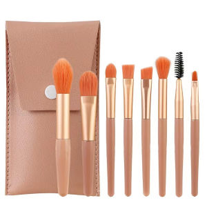 [MALAYSIA READY STOCK] 8pcs Pastel Makeup Brush Set With Makeup Bag Brushes迷你粉彩化妆刷套装 Set Berus Solekan