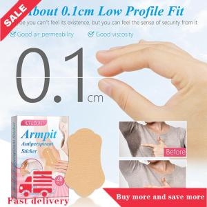 [COD] 28Pcs Box Women Armpit Sweat Pads Underarm Summer Disposable Anti Sweat Stickers