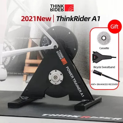 Thinkrider A1 Power Bike Trainer MTB Road Bicycle Built-in Power-Meter ZWIFT PerfPro preset 3% slope race warm up no need power Bicycle training platform