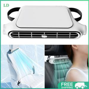 Free Shipping [Arrived within 3 days] USB plug model/built-in battery model 3000mAh new car rear seat fan 3-speed car rear pillow bladeless seat fan suitable for all models