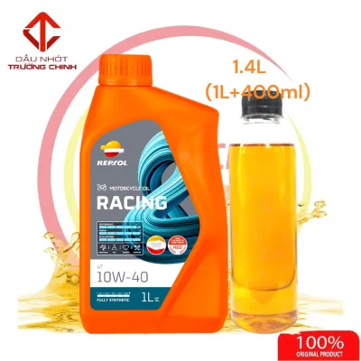 Nhớt Repsol Racing 4T 10W40 tổng hợp 100% dành cho xe số tay côn