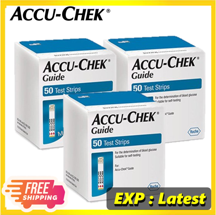thumbnail image 2 of 100 Accu-Chek Guide Glucose Test Strips – New Mint, Exp 11/2025, Roche Brand 2 of 5