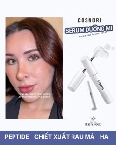 SERUM DƯỠNG DÀI KHỎE MI COSNORI LONG ACTIVE EYELASH SERUM HÀN QUỐC - 19642 - Làm dịu vùng da nhạy cảm quanh bầu mắt và chân mi bảo vệ nang mi khỏi các tác nhân kích ứng từ môi trường.