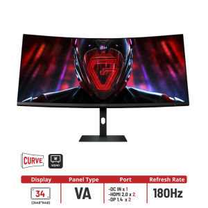 Xiaomi Redmi Monitor Gaming Curve 34" รุ่น G34 WQHD 180Hz ปี 2026 รับประกัน 1 ปี