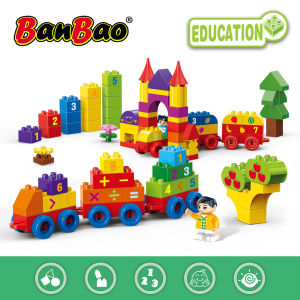 BanBao |Big Size |108 Classic Bricks and Ideas Construction Toy for Kids Girls & Boys 4+ Years Old My First Building Set