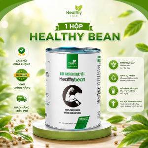 Bột Protein HealthyBean hỗ trợ Tăng Cân - Tăng Cơ - Đốt Mỡ Lon 1kg